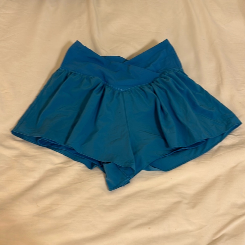 Blue Amazon shorts | XS | Look Just Like Aerie